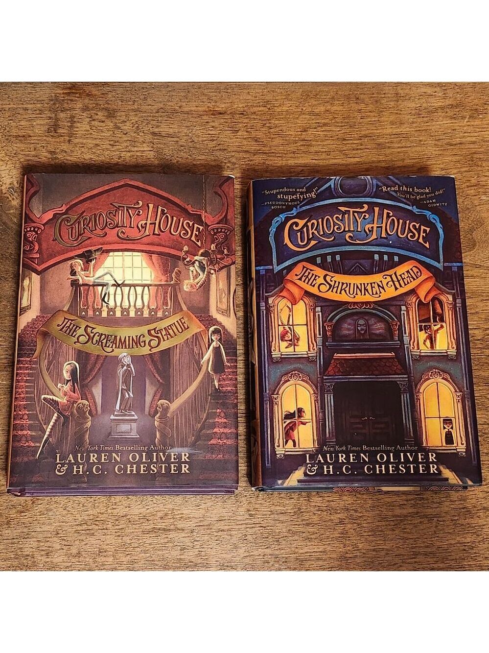 CURIOSITY HOUSE Lauren Oliver and H. C. Chester x 2 Shrunken Head Screaming